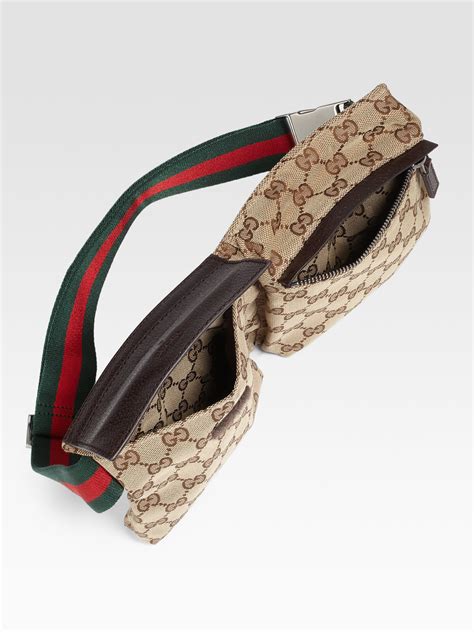 gucci belt bag rubber logo|gucci belt bag original.